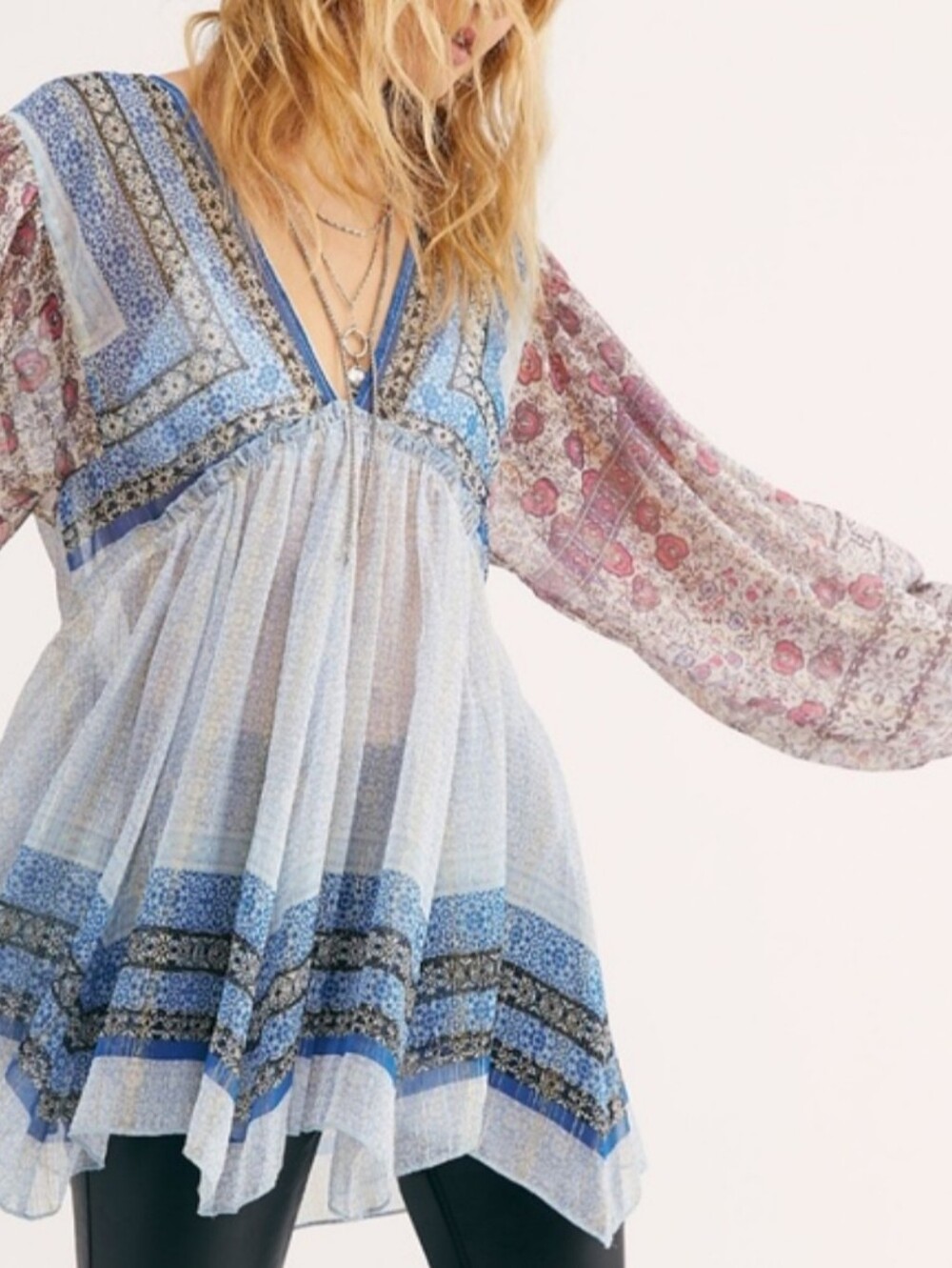 Free People Aliyah Tunic, L